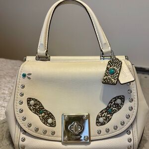 Coach 86730 Western Rivets Drifter Top-Handle Ivory